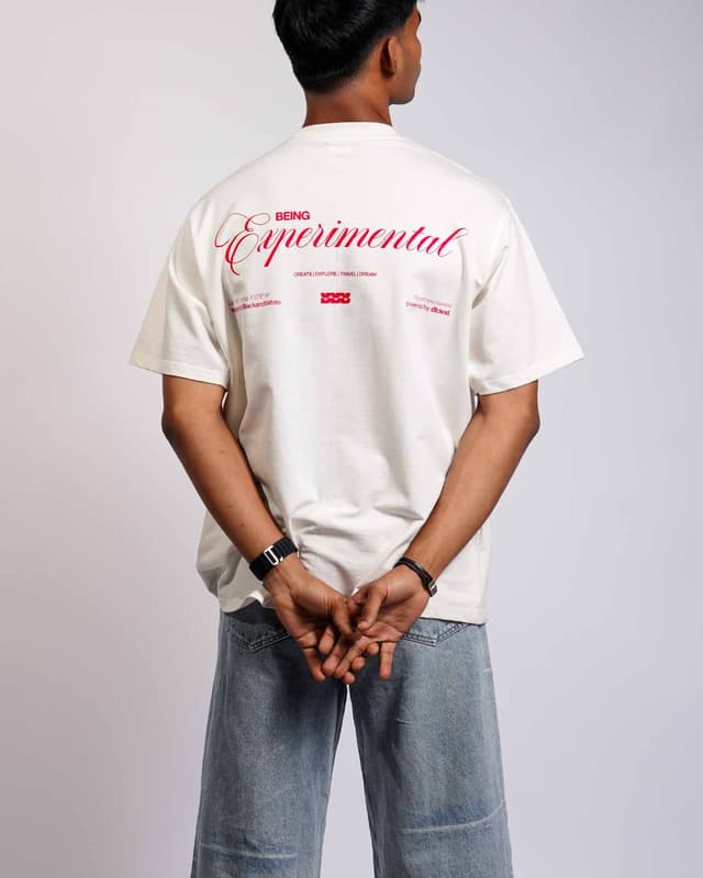 EXPERIMENTAL MIND TEE (OFF WHITE )